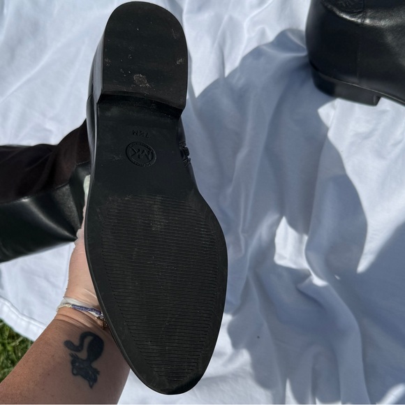 Michael Kors stretch leather black knee high boots in size 7.5 - Picture 4 of 13